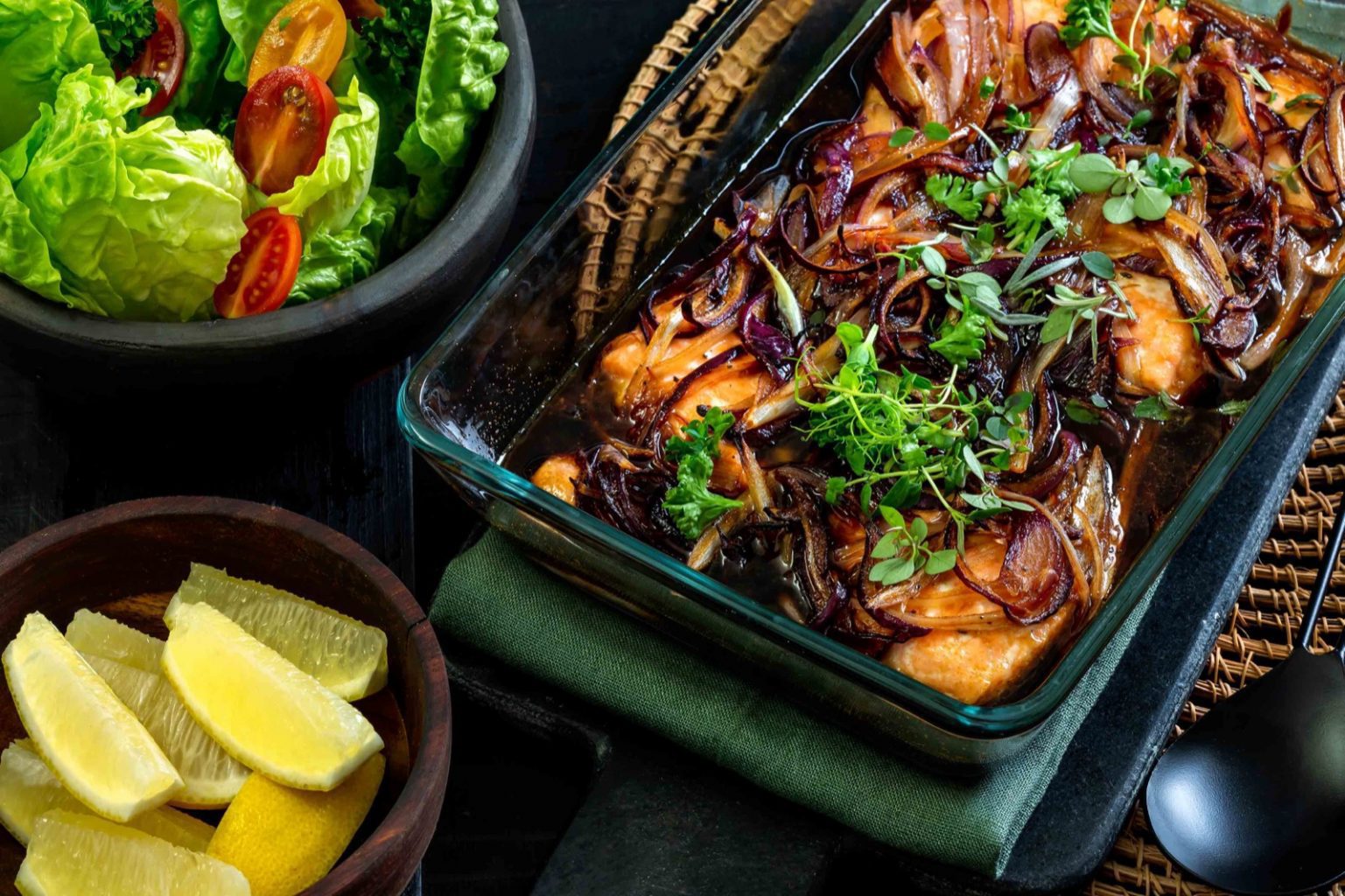 Ugnsbakad Teriyaki lax