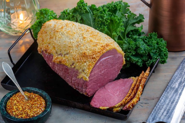 Griljerad vildsvinsskinka
