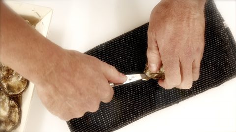 Öppna ett ostron steg 1