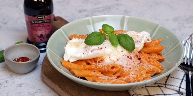 Vodkapasta med burrata